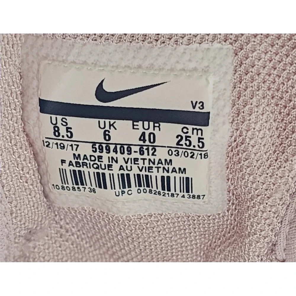 NIKE Air Max Thea Pink Size 8.5 Women's